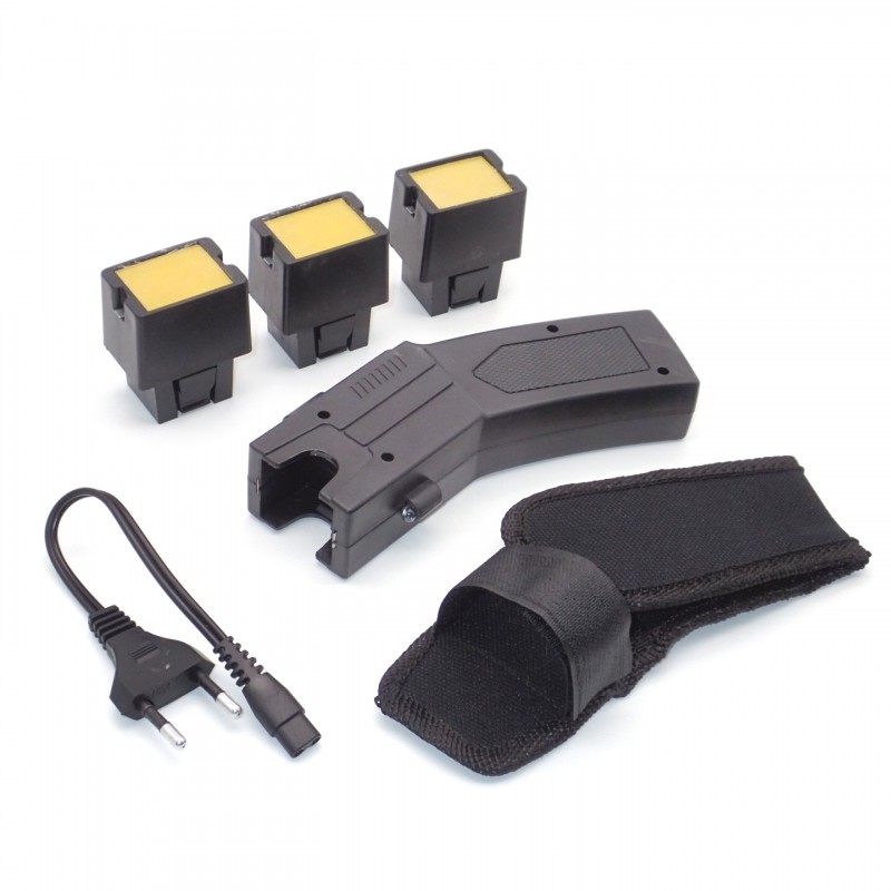 High Voltage Electric Shocking Flashlight with Infrared Aiming