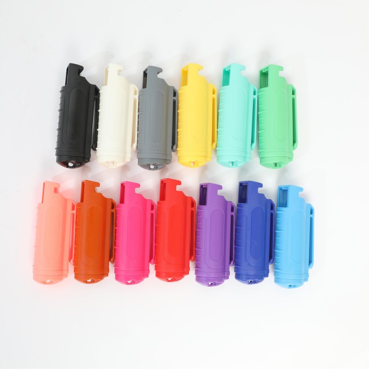 DIY Colorful Keychain Bulk Pepper Spary Replacement Case