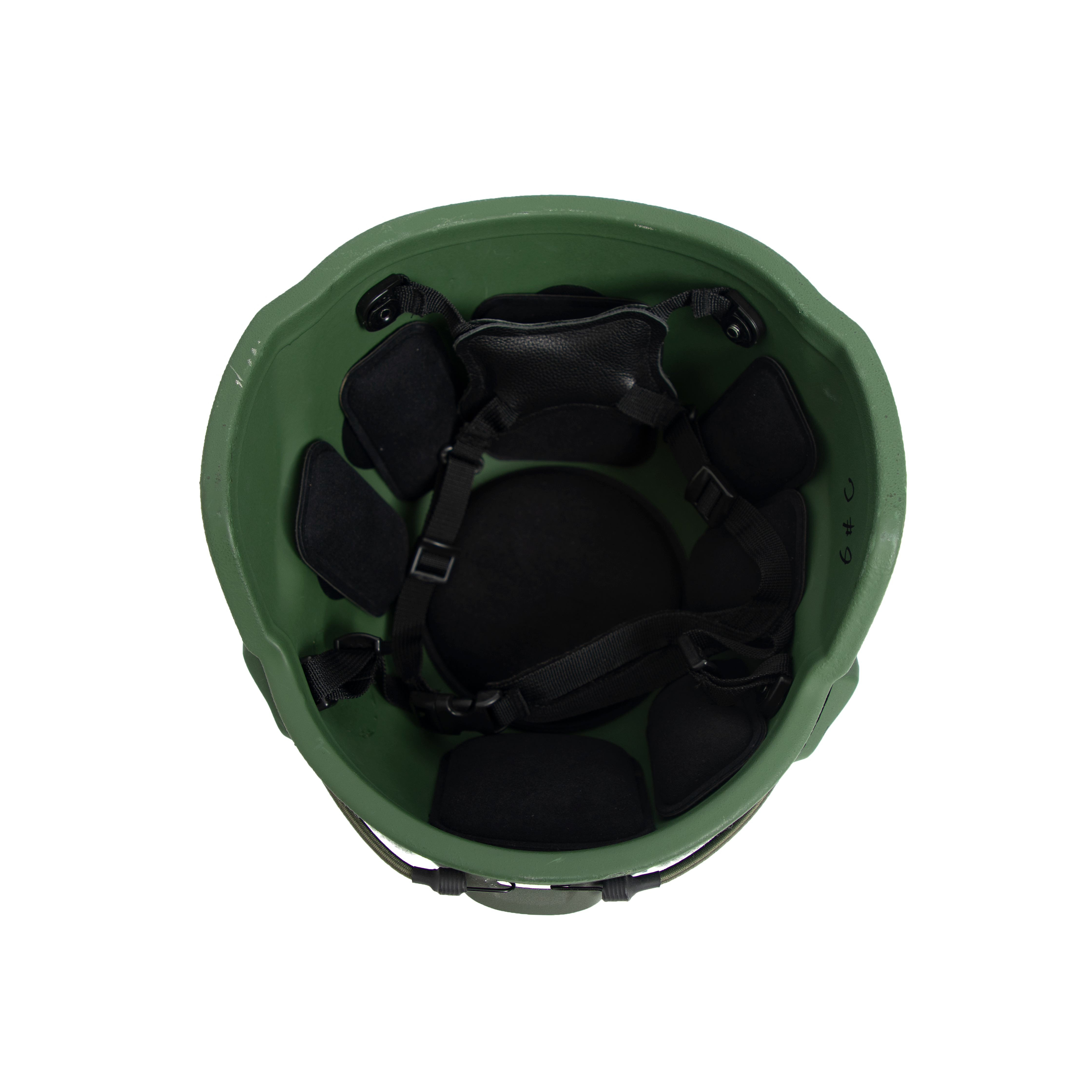 High Density Polyethylene Bulletproof Helmet for Demanding Professional Use