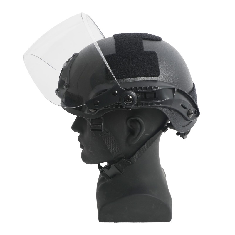 FAST Riot Control Helmet with Full Face Shield for Field Mission Ready