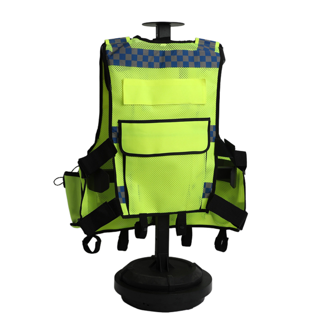 High Visibility Reflective Safety Vest with Multi Pockets for Traffic Construction Use