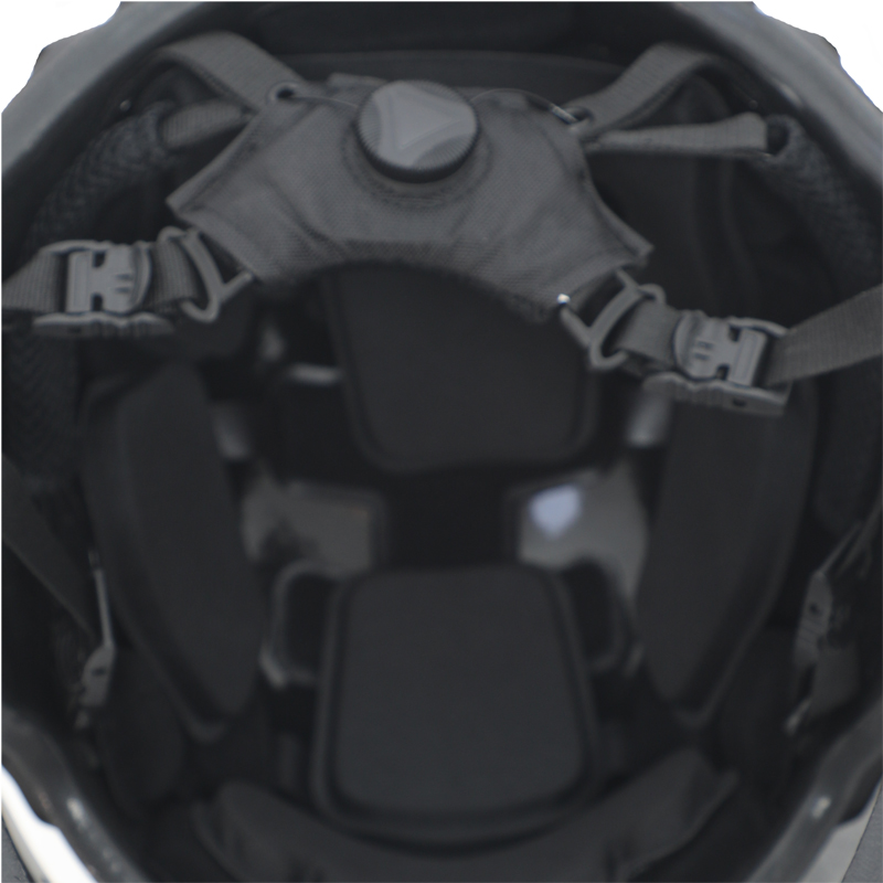 Full Face Shield Bulletproof Helmet with Thickened PC Visor for Field Protection Tasks