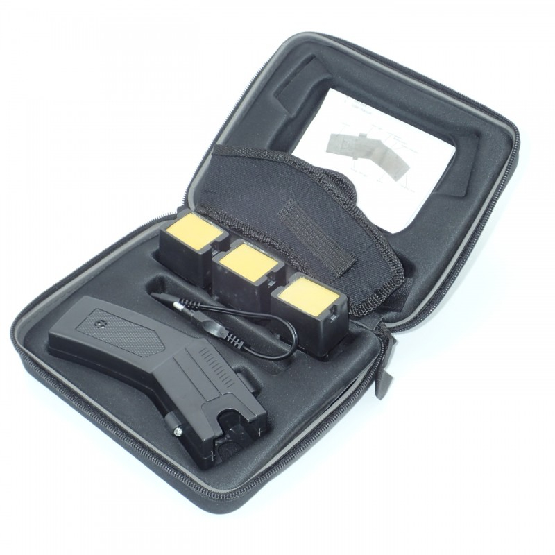 High Voltage Electric Shocking Flashlight with Infrared Aiming