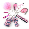 Self Defense Wrist Bulk Kit 9 PCS Keychain Accessories Sets 