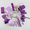 Rhinestones Bling 21 PCS Self Defense Accessories Keychains