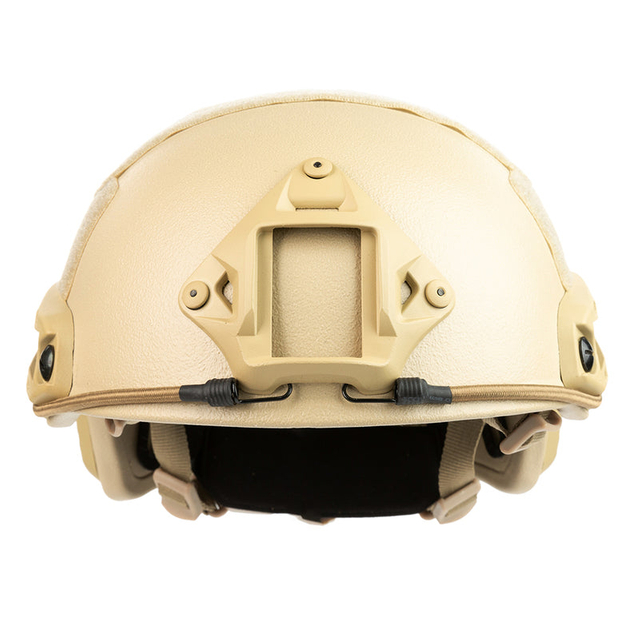 Khaki NIJ IIIA.44/9mm Fast High Cut Aramid/Polyethylene Fiber Ballistic Helmet