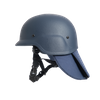 High Density Polyethylene Bulletproof Helmet for Demanding Professional Use