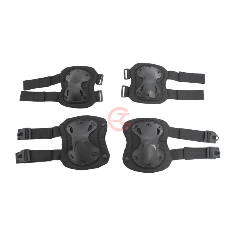 Tactical Knee and Elbow Pads with Shock-Absorbing Padding