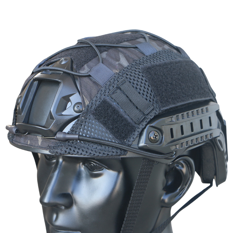 Lightweight FAST Helmet Cover with Adjustable Fit for Training Activities|