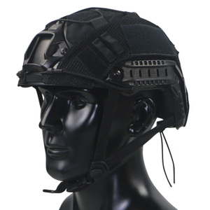 Adjustable FAST Camouflage Helmet Cover with Elastic Drawstring for Covert Operations and Adventure Gaming