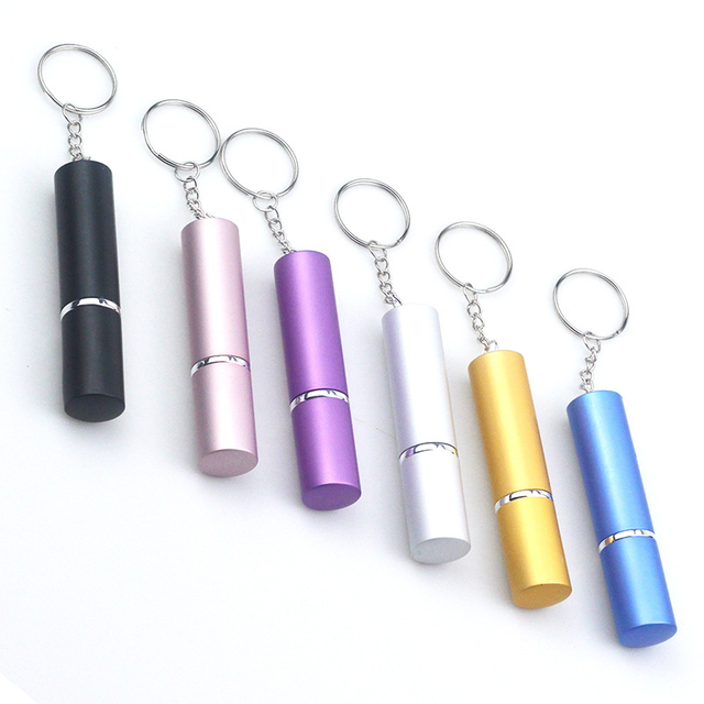 Multi-function Portable Mini 5ml Perfume or Pepper Spary Bottle Keychain