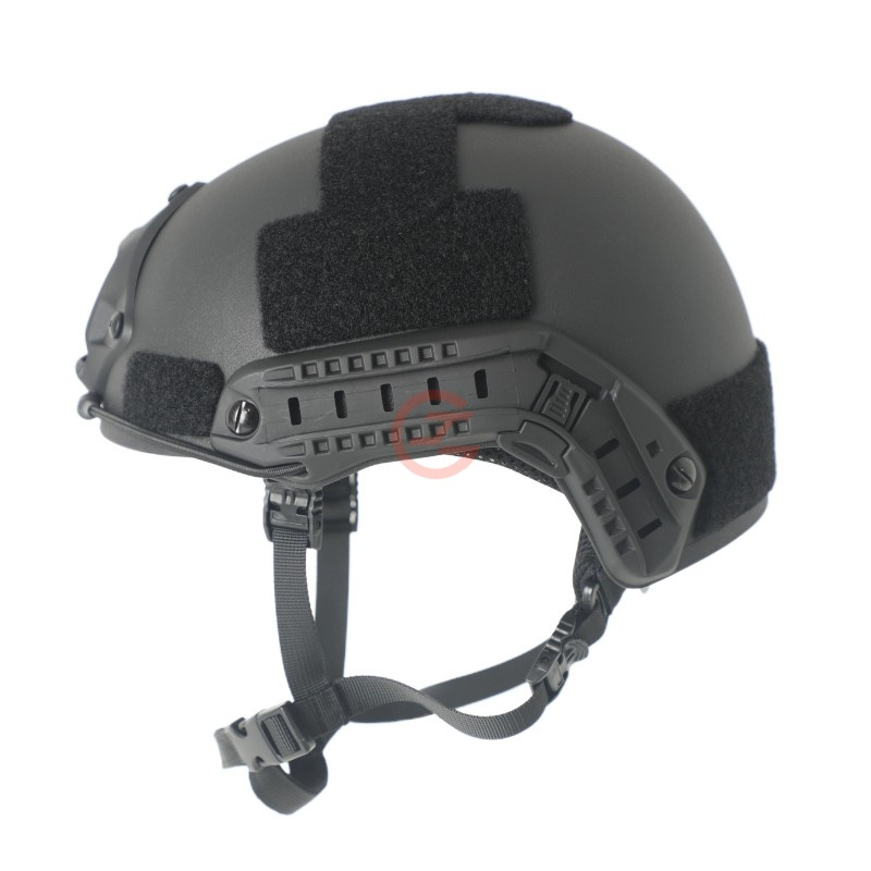 Matte Black Fast Riot Helmet for Lawenforcement