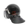 Professional Riot Helmet with Curved Face Shield Waterproof Design for Outdoor Protection