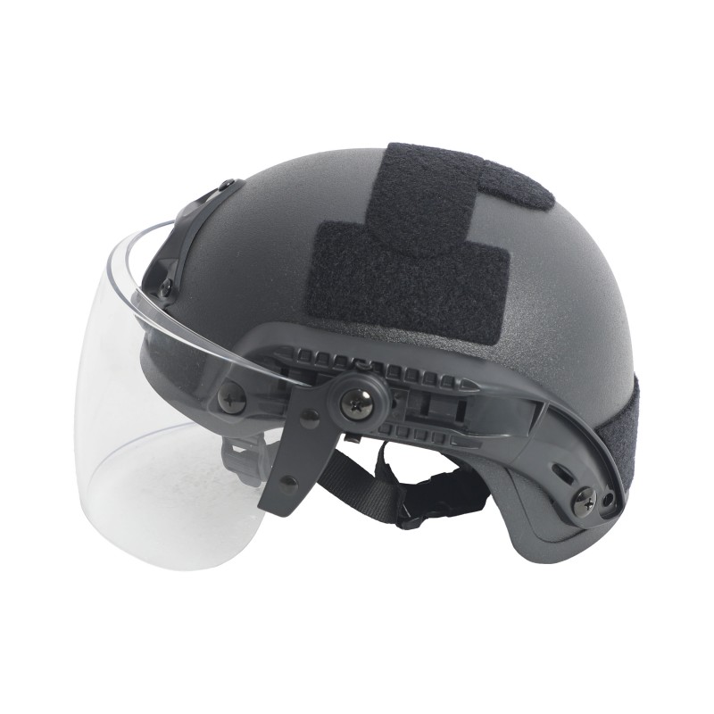 FAST Riot Control Helmet with Full Face Shield for Field Mission Ready